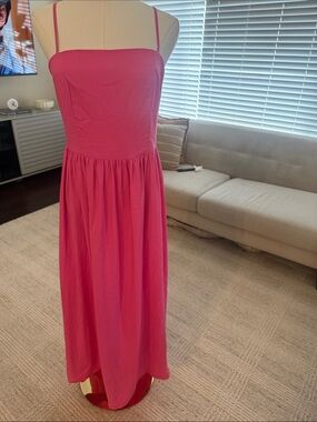Goodthreads Hot Pink Spaghetti-Strap Maxi Dress